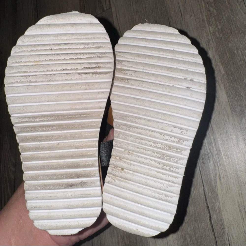 Old Navy Kids Sandals with Leopard Print and Black Straps